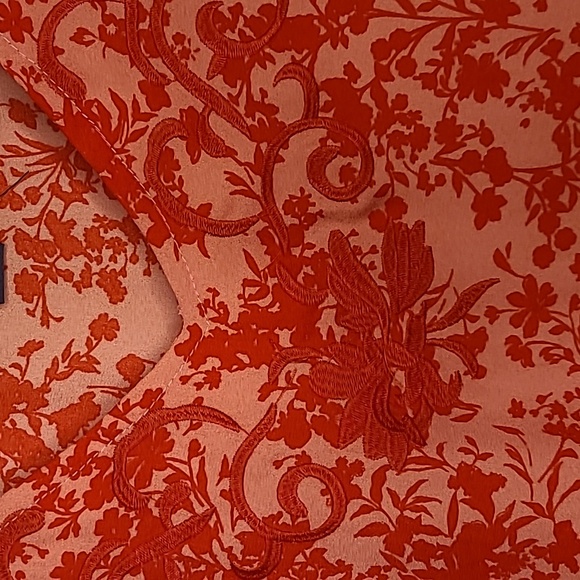 Roaman's Floral Tunic with Embroidered Neckline - 22W - Picture 7 of 9